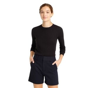J.Crew‎ 7” Chino Shorts | Navy High Rise Tailored Fit sz 8 Minimalist Chic